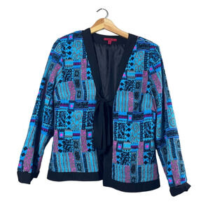 Vintage Open Front Joni B. Blazer Jacket L